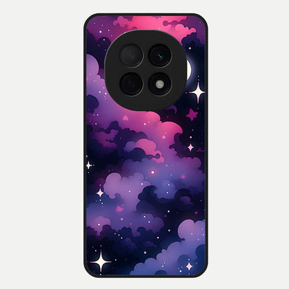  Celestial Moon Magic Glass Case For Oppo F29 Pro 5G back cover – full design glossy printed glass finish