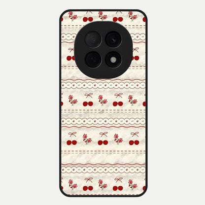 Cherry Bloom Charm Glass Case For Oppo F29 Pro 5G back cover – full design glossy printed glass finish