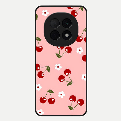  Cherry Love Mood Glass Case For Oppo F29 Pro 5G back cover – full design glossy printed glass finish