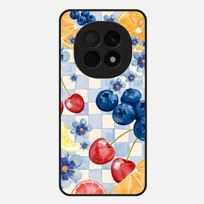  Citrus Bloom Joy Glass Case For Oppo F29 Pro 5G back cover – full design glossy printed glass finish