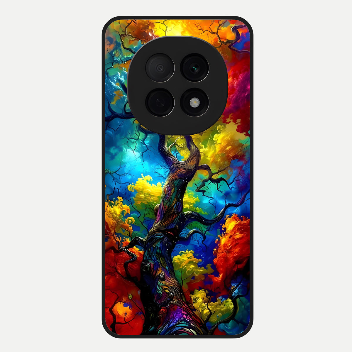  Colorful Soda Bottles Glass Case For Oppo F29 Pro 5G back cover – full design glossy printed glass finish