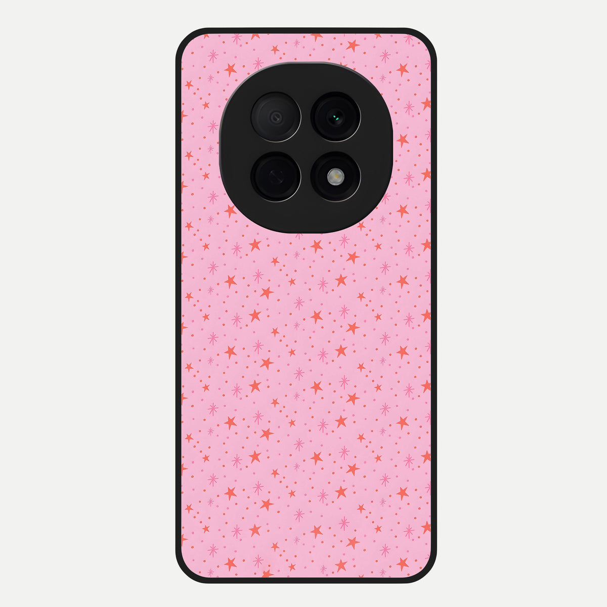  Cosmic Pink Sparkle Glass Case For Oppo F29 Pro 5G back cover – full design glossy printed glass finish