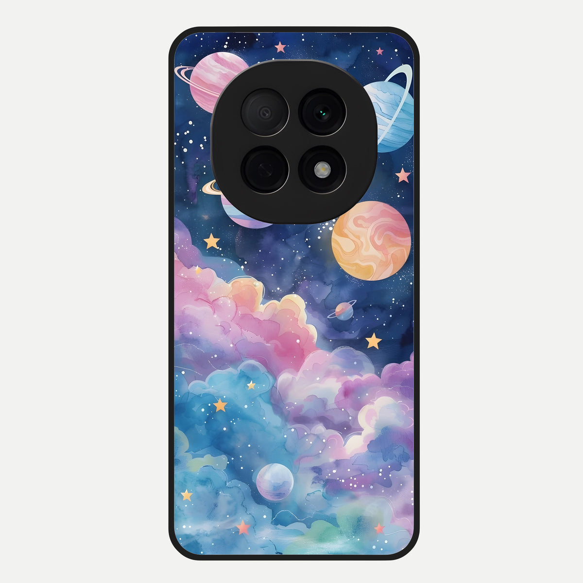  Cosmic Planet Dreams Glass Case For Oppo F29 Pro 5G back cover – full design glossy printed glass finish