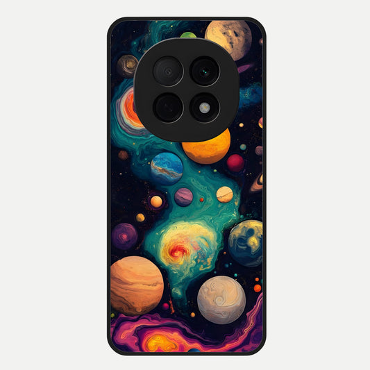  Cosmic Planet Journey Glass Case For Oppo F29 Pro 5G back cover – full design glossy printed glass finish