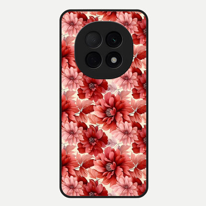  Crimson Love Petals Glass Case For Oppo F29 Pro 5G back cover – full design glossy printed glass finish