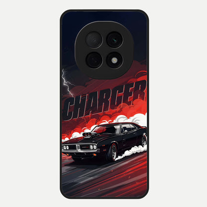  Dark Charger Fury Glass Case For Oppo F29 Pro 5G back cover – full design glossy printed glass finish