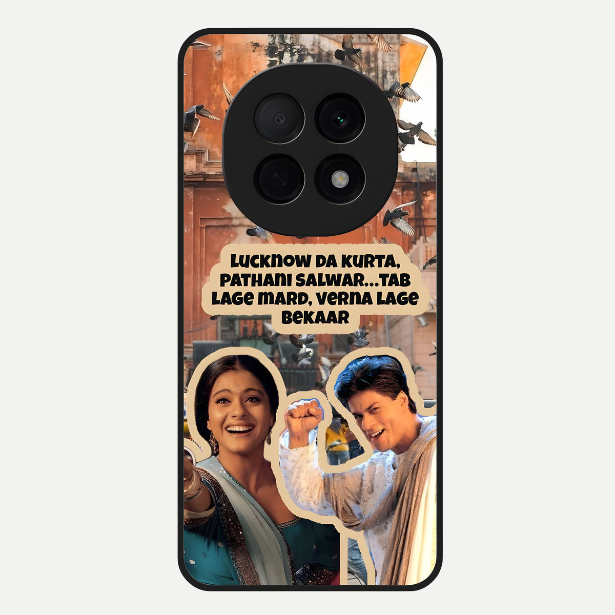  Desi Retro Vibes Glass Case For Oppo F29 Pro 5G back cover – full design glossy printed glass finish