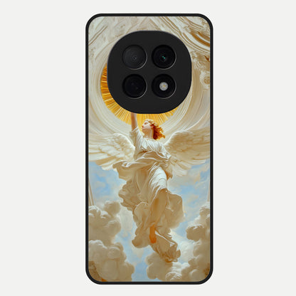 Divine Light Angel Glass Case For Oppo F29 Pro 5G back cover – full design glossy printed glass finish