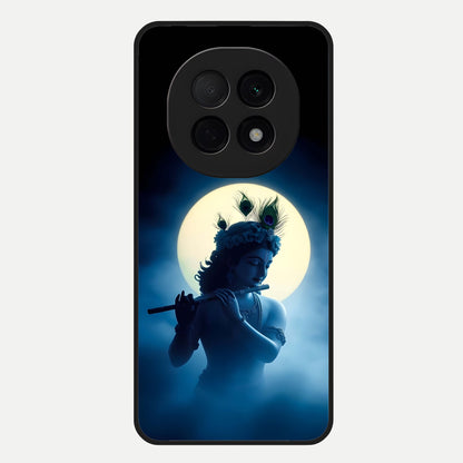  Divine Moon Flute Glass Case For Oppo F29 Pro 5G back cover – full design glossy printed glass finish
