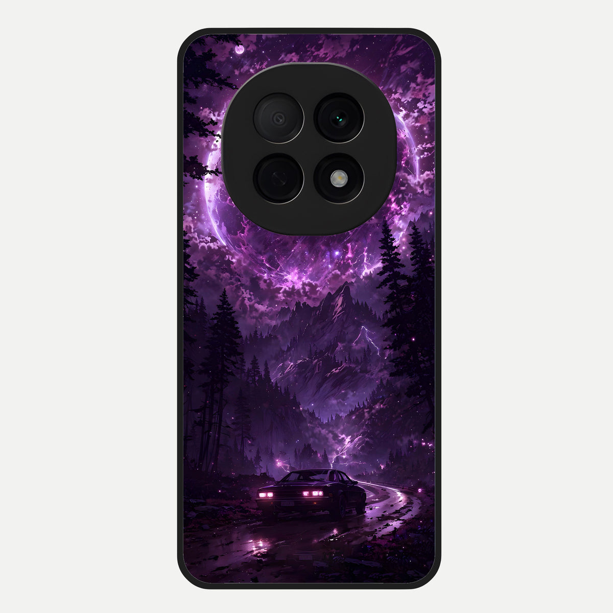  Eternal Cosmic Drive Glass Case For Oppo F29 Pro 5G back cover – full design glossy printed glass finish