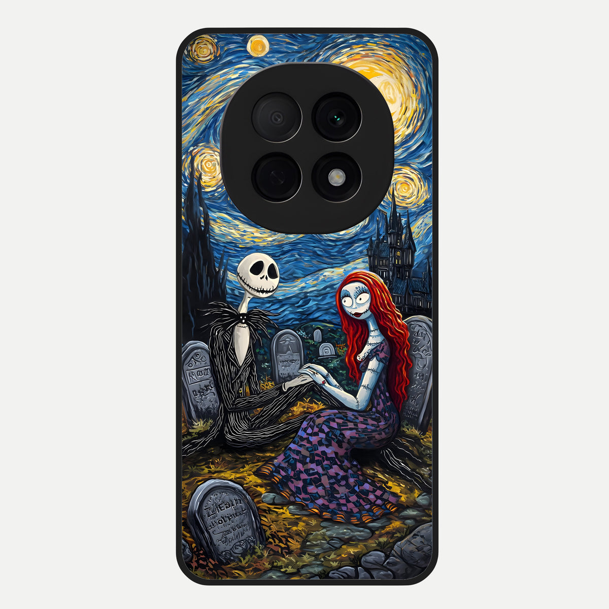  Eternal Night Love Glass Case For Oppo F29 Pro 5G back cover – full design glossy printed glass finish