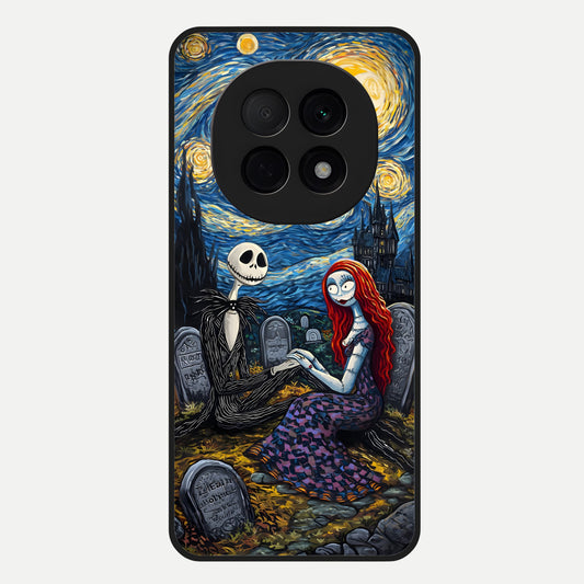  Eternal Night Love Glass Case For Oppo F29 Pro 5G back cover – full design glossy printed glass finish