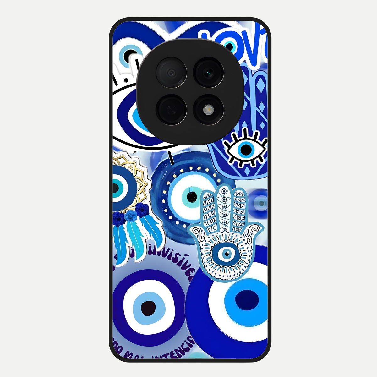  Evil Eyes Dream Glass Case For Oppo F29 Pro 5G back cover – full design glossy printed glass finish