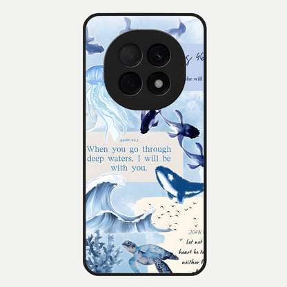  Faithful Ocean Promise Glass Case For Oppo F29 Pro 5G back cover – full design glossy printed glass finish