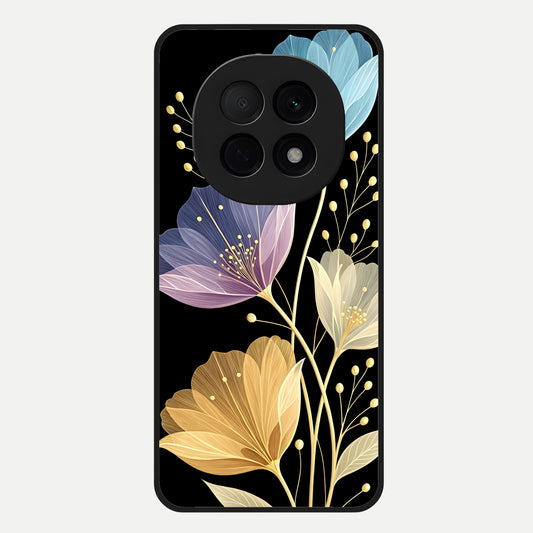  Flower Bloom Glow Glass Case For Oppo F29 Pro 5G back cover – full design glossy printed glass finish