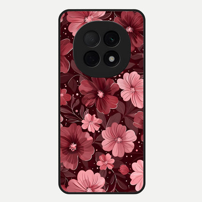  Flower Blush Bloom Glass Case For Oppo F29 Pro 5G back cover – full design glossy printed glass finish