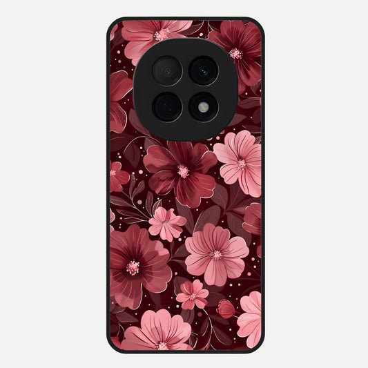  Flower Blush Bloom Glass Case For Oppo F29 Pro 5G back cover – full design glossy printed glass finish
