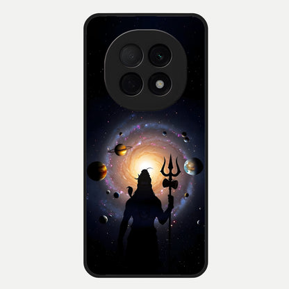  Galactic Shiva Vision Glass Case For Oppo F29 Pro 5G back cover – full design glossy printed glass finish