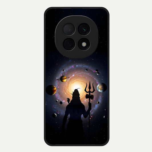  Galactic Shiva Vision Glass Case For Oppo F29 Pro 5G back cover – full design glossy printed glass finish