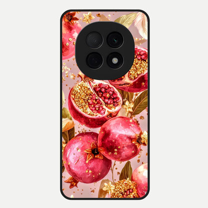  Golden Bloom Glow Glass Case For Oppo F29 Pro 5G back cover – full design glossy printed glass finish