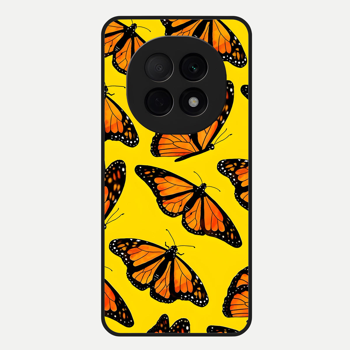  Golden Wing Flight Glass Case For Oppo F29 Pro 5G back cover – full design glossy printed glass finish
