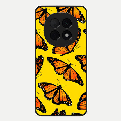  Golden Wing Flight Glass Case For Oppo F29 Pro 5G back cover – full design glossy printed glass finish