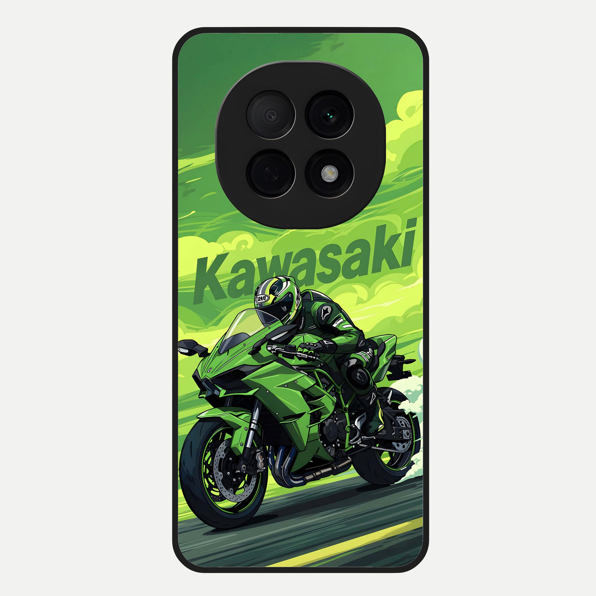  Greenery Sky Glass Case For Oppo F29 Pro 5G back cover – full design glossy printed glass finish