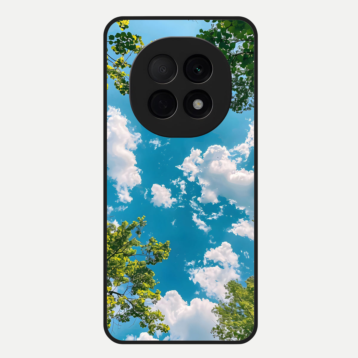  Green Moon Energy Glass Case For Oppo F29 Pro 5G back cover – full design glossy printed glass finish