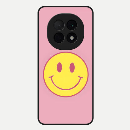  Happy Pink Mood Glass Case For Oppo F29 Pro 5G back cover – full design glossy printed glass finish
