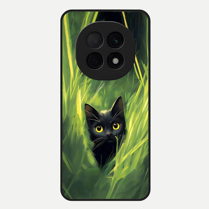  Hidden Cat Whisper Glass Case For Oppo F29 Pro 5G back cover – full design glossy printed glass finish