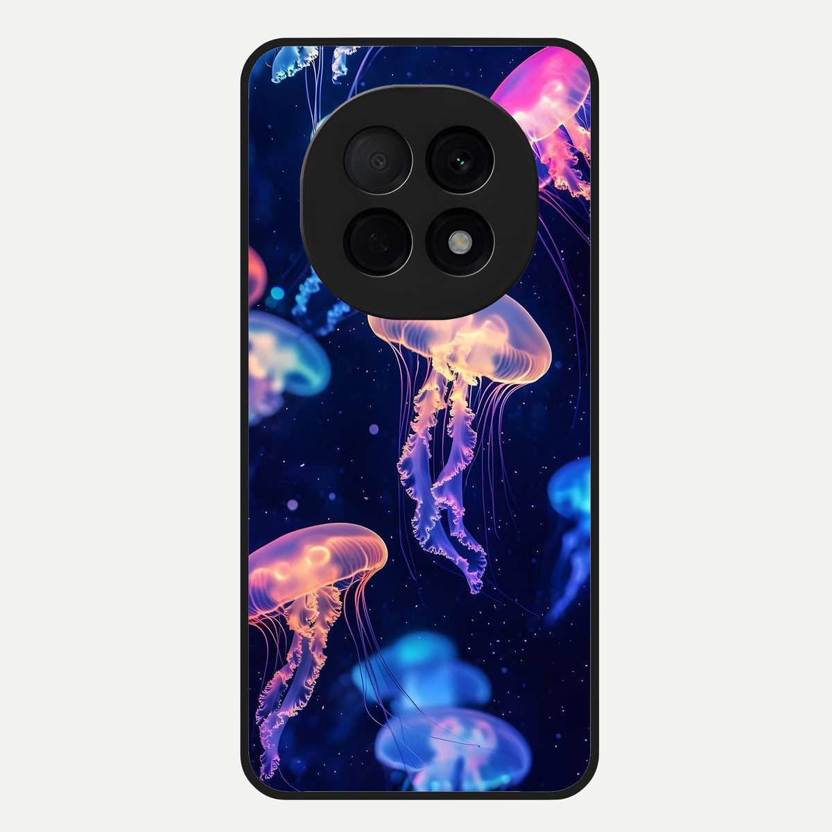  Jellyfish Pattern Glass Case For Oppo F29 Pro 5G back cover – full design glossy printed glass finish