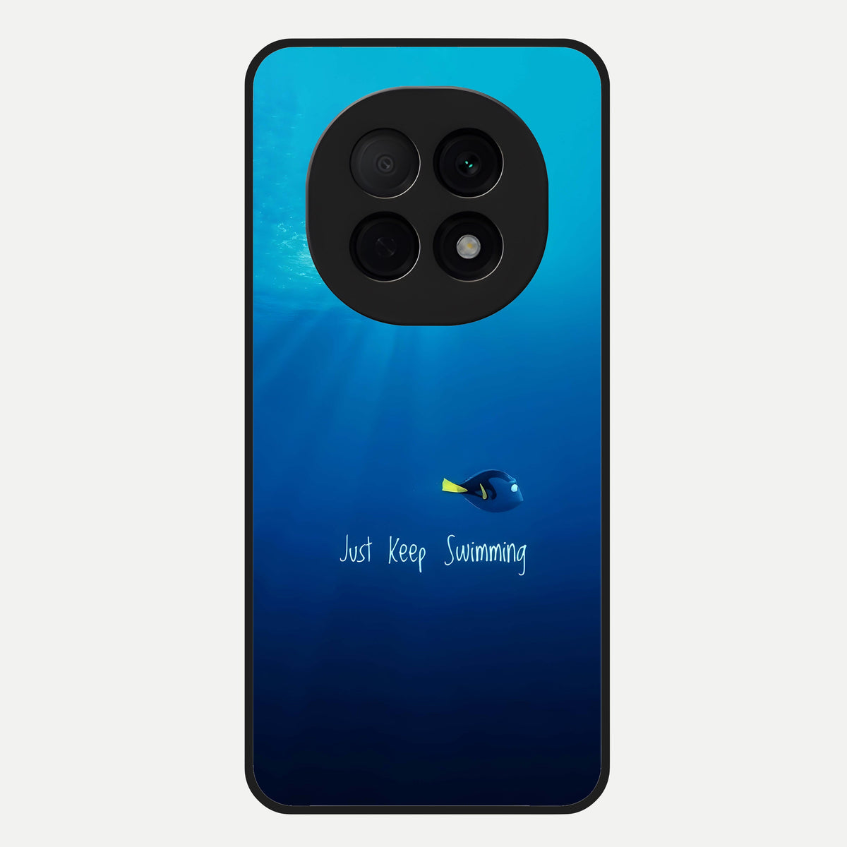  Just Keep Swimming Glass Case For Oppo F29 Pro 5G back cover – full design glossy printed glass finish