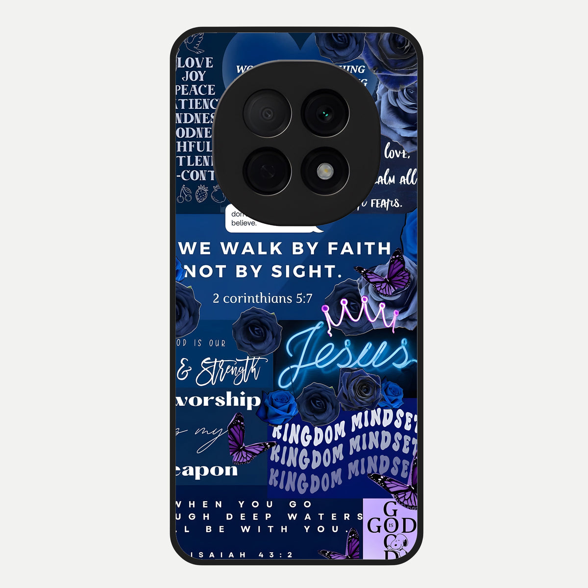  Kingdom Faith Glow Glass Case For Oppo F29 Pro 5G back cover – full design glossy printed glass finish