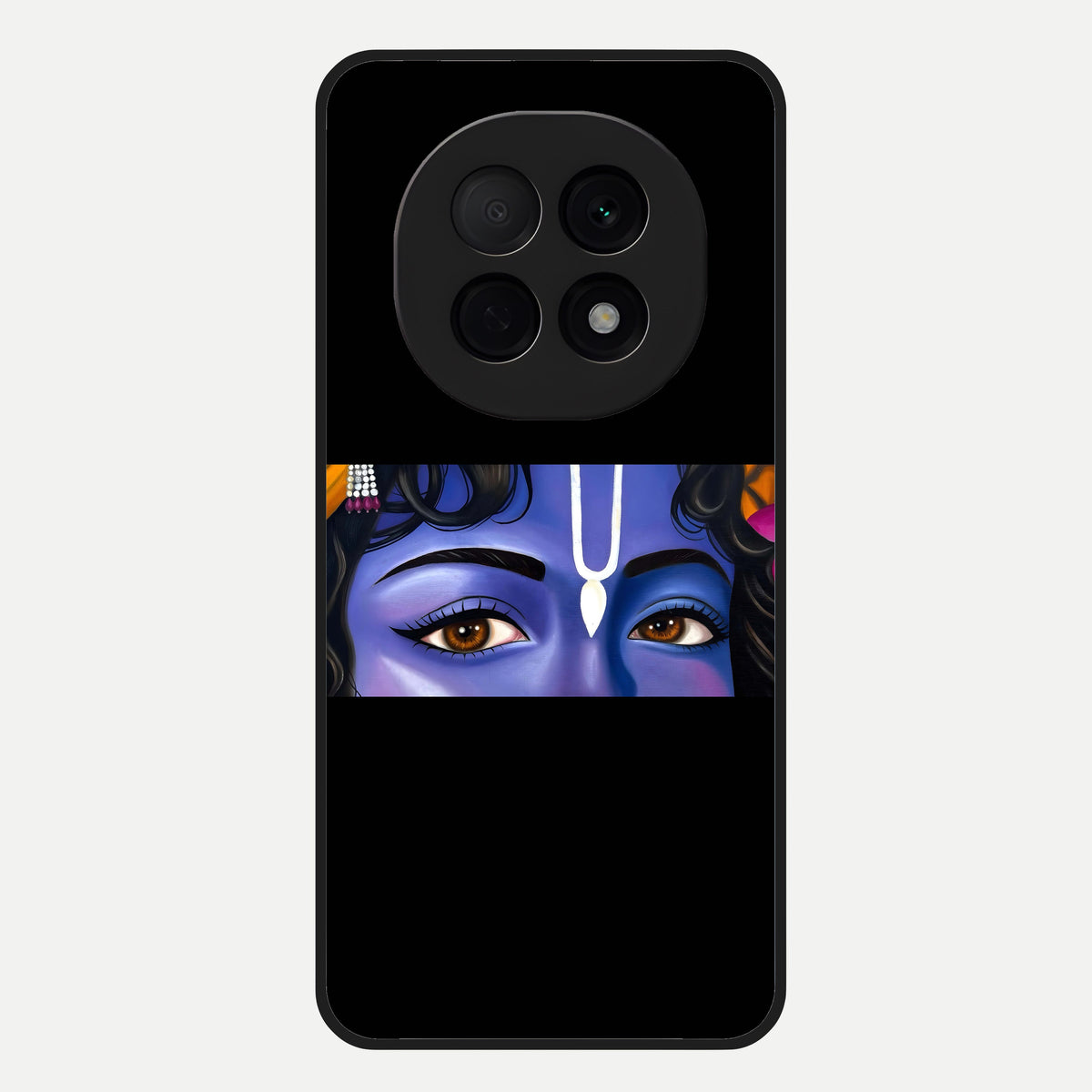  Krishna Eye Glass Case For Oppo F29 Pro 5G back cover – full design glossy printed glass finish