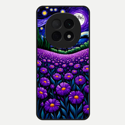  Lavender Moon Field Glass Case For Oppo F29 Pro 5G back cover – full design glossy printed glass finish