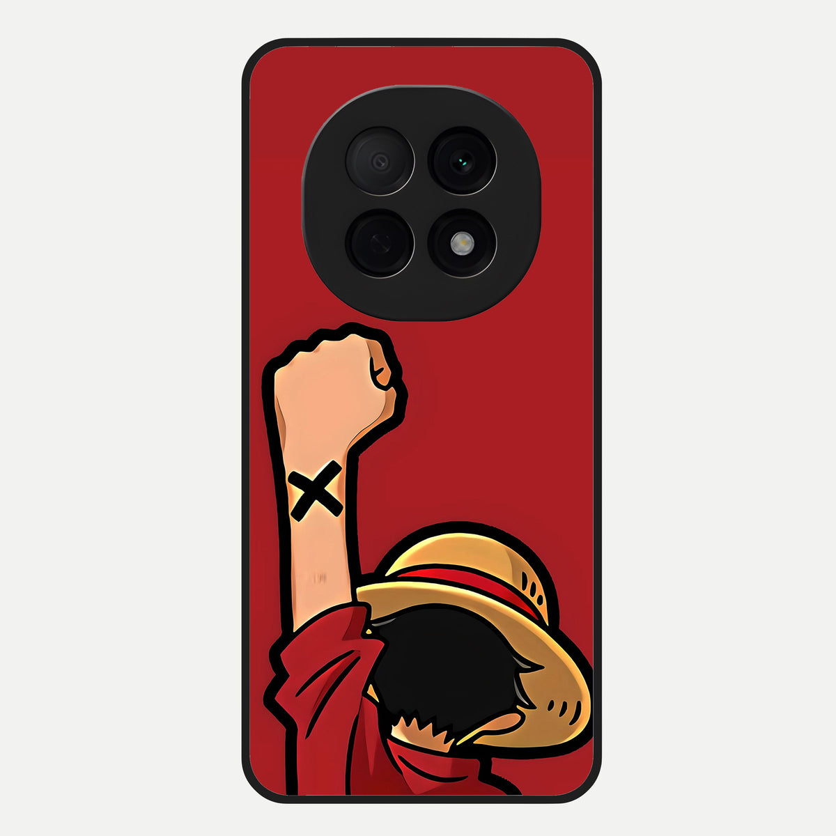  Luffy X Spirit Glass Case For Oppo F29 Pro 5G back cover – full design glossy printed glass finish