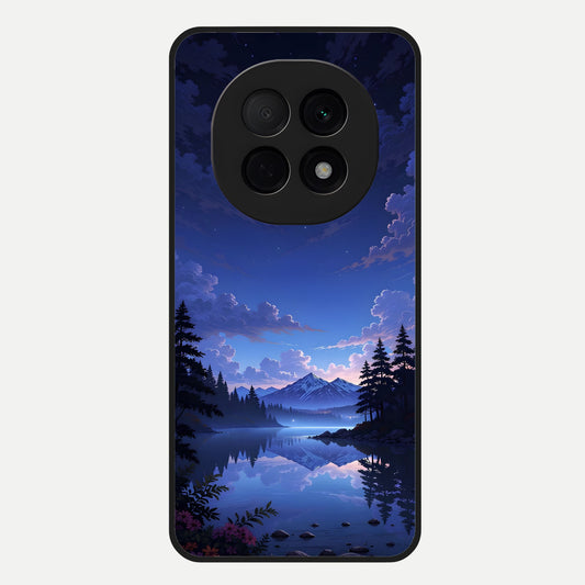  Midnight Lake Peace Glass Case For Oppo F29 Pro 5G back cover – full design glossy printed glass finish