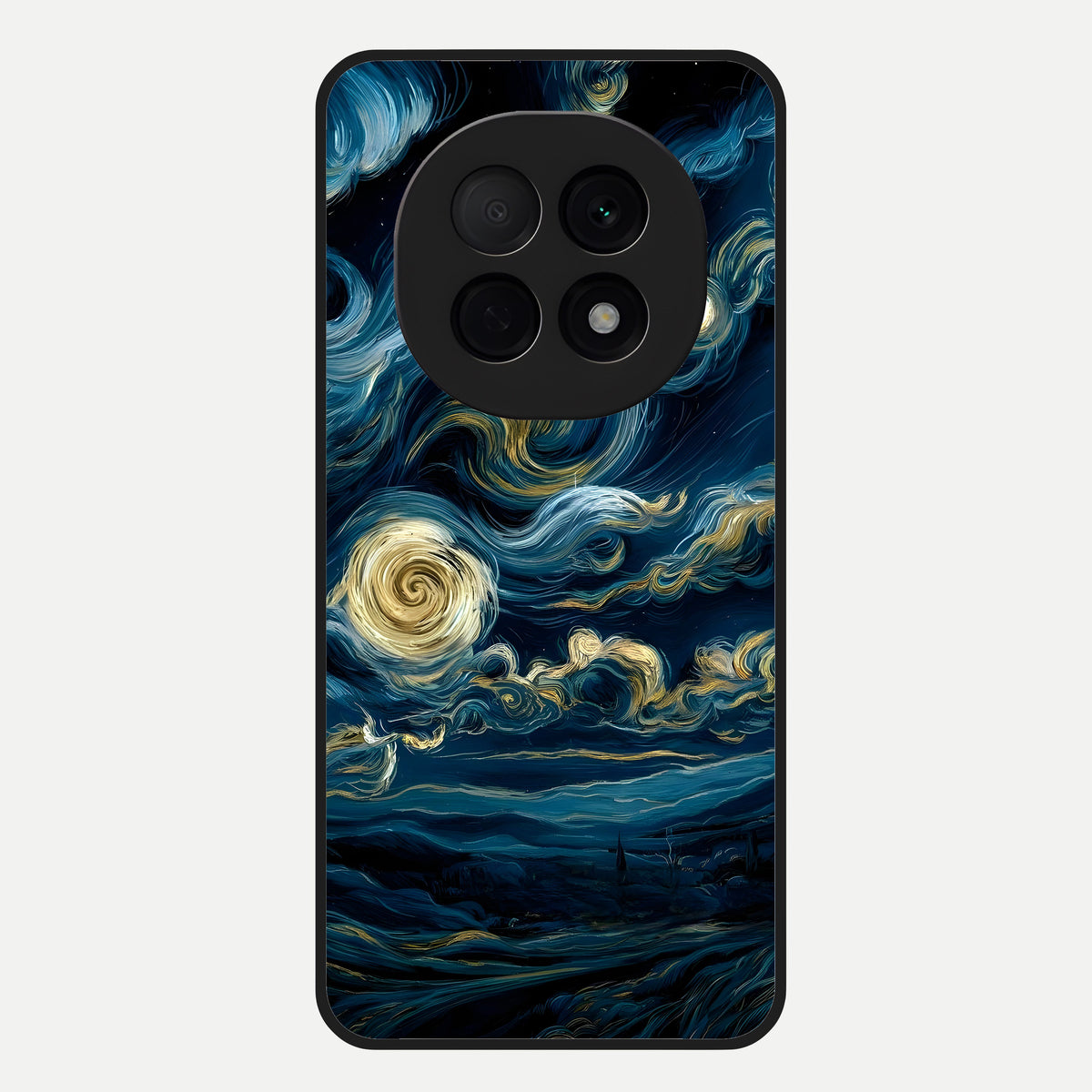  Midnight Sky Whirl Glass Case For Oppo F29 Pro 5G back cover – full design glossy printed glass finish