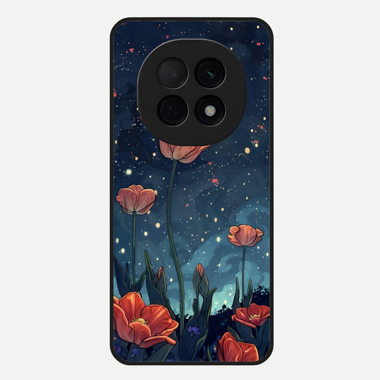  Midnight Tulip Glow Glass Case For Oppo F29 Pro 5G back cover – full design glossy printed glass finish