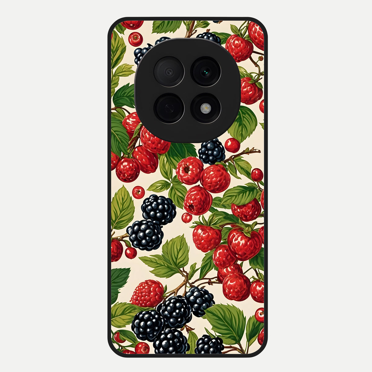  Mixed Berry Collage Glass Case For Oppo F29 Pro 5G back cover – full design glossy printed glass finish