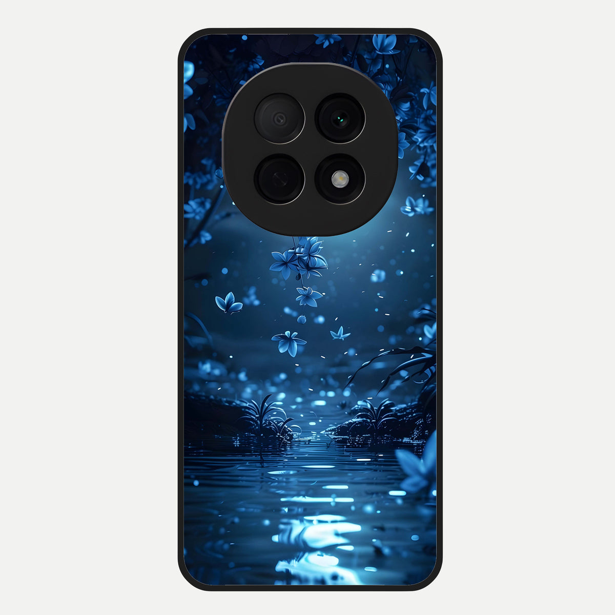  Moonlight Petal Dream Glass Case For Oppo F29 Pro 5G back cover – full design glossy printed glass finish