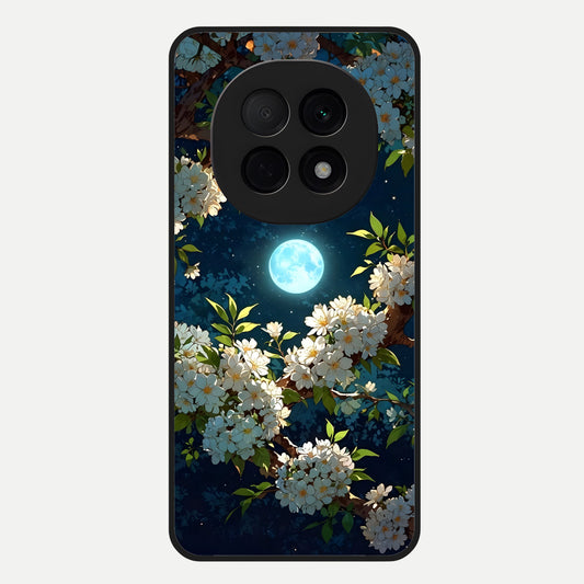  Moonlit Blossom Dream Glass Case For Oppo F29 Pro 5G back cover – full design glossy printed glass finish
