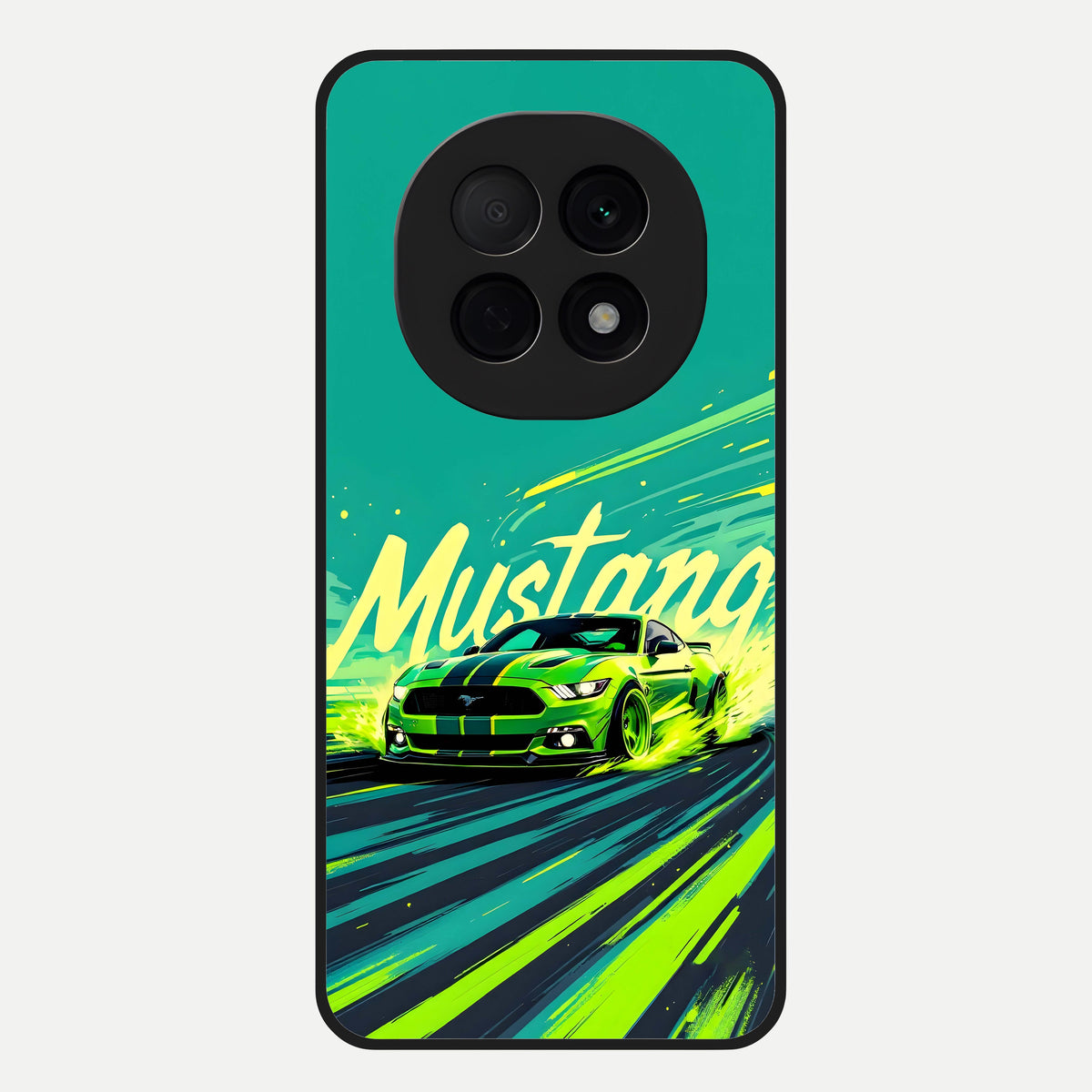  Mustang Bang Glass Case For Oppo F29 Pro 5G back cover – full design glossy printed glass finish
