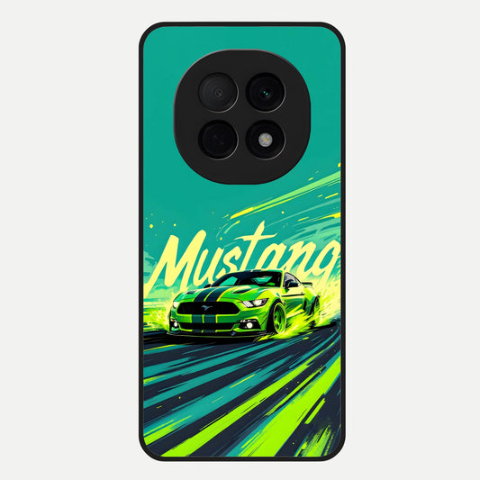 Mustang Bang Glass Case For Oppo F29 Pro 5G back cover – full design glossy printed glass finish
