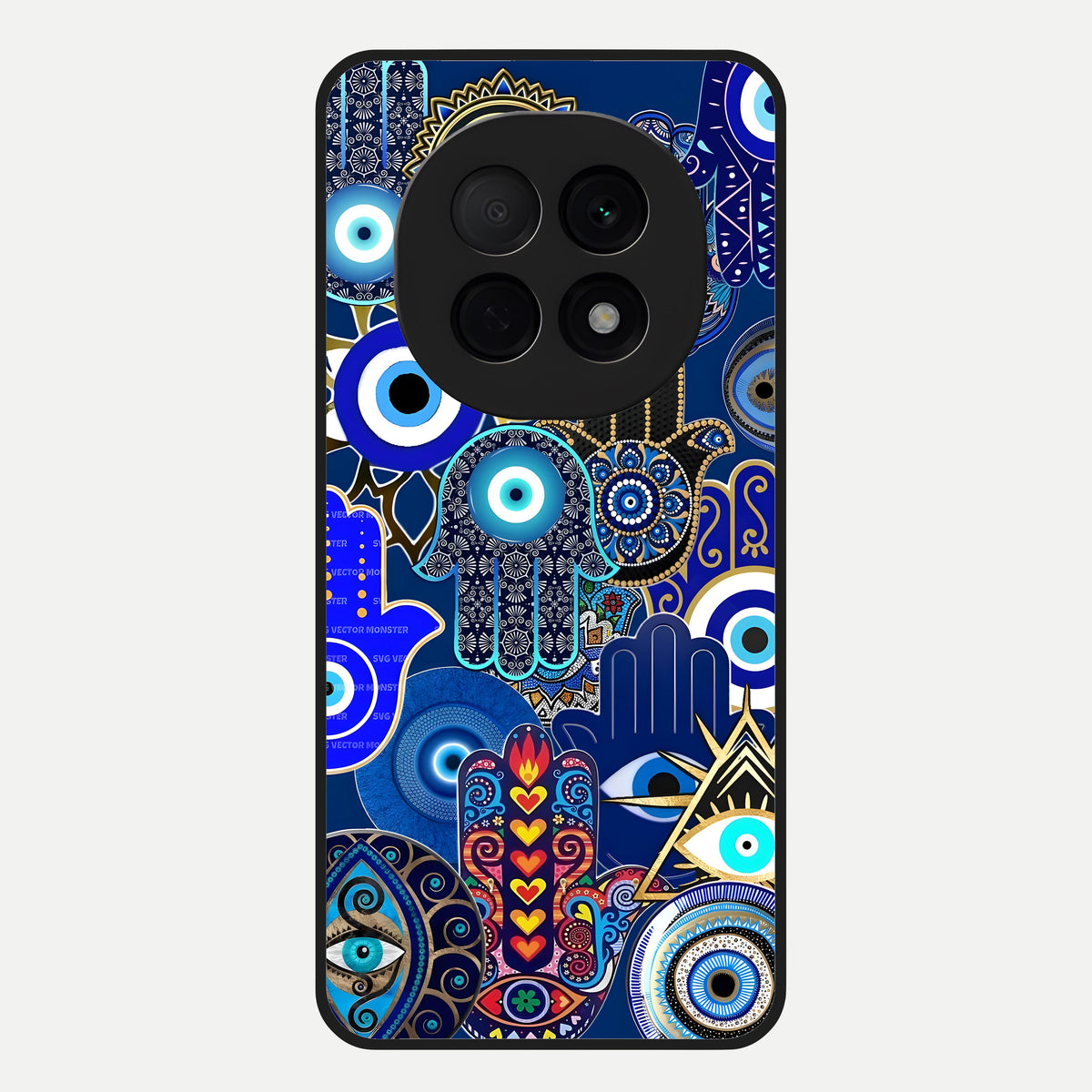  Mystic Palm Guard Glass Case For Oppo F29 Pro 5G back cover – full design glossy printed glass finish