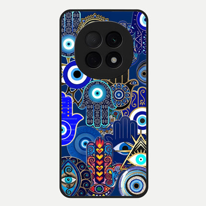  Mystic Palm Guard Glass Case For Oppo F29 Pro 5G back cover – full design glossy printed glass finish