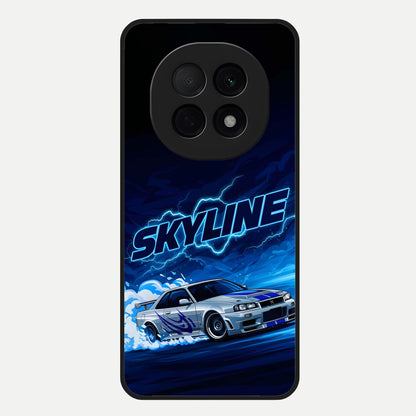  Neon Drift Beast Glass Case For Oppo F29 Pro 5G back cover – full design glossy printed glass finish