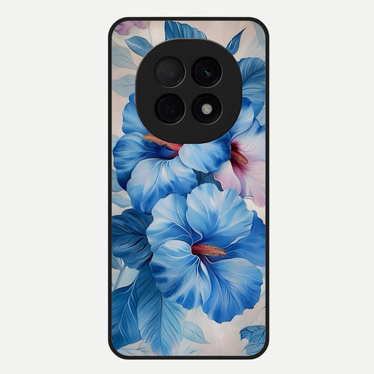  Ocean Hibiscus Grace Glass Case For Oppo F29 Pro 5G back cover – full design glossy printed glass finish