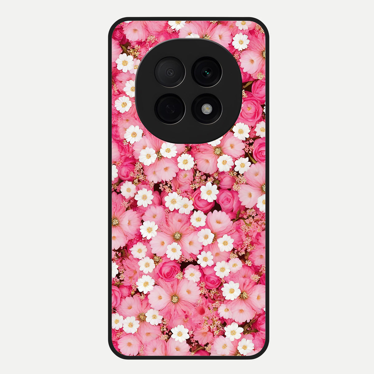  Pink Daisy Bliss Glass Case For Oppo F29 Pro 5G back cover – full design glossy printed glass finish