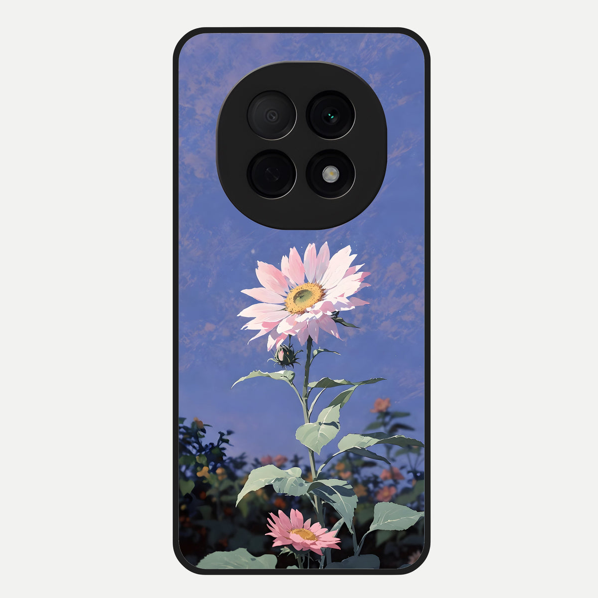  Pink Shells Outline Glass Case For Oppo F29 Pro 5G back cover – full design glossy printed glass finish